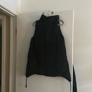 Long A line hooded Vest